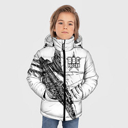 Куртка зимняя для мальчика ВВС России, цвет: 3D-черный — фото 2