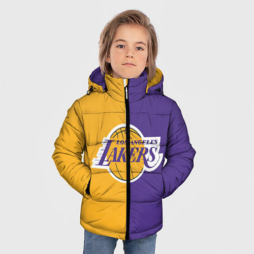 Зимняя куртка для мальчика LA LAKERS / 3D-Красный – фото 3