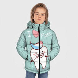 Куртка зимняя для мальчика Tooth, цвет: 3D-красный — фото 2