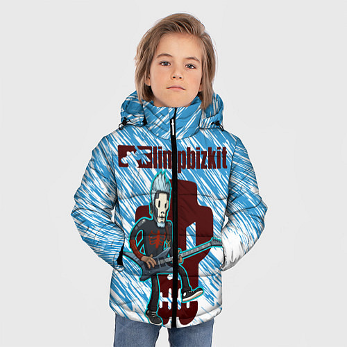 Зимняя куртка для мальчика LIMP BIZKIT / 3D-Черный – фото 3