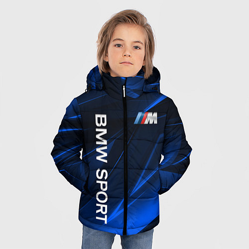 Зимняя куртка для мальчика BMW БМВ / 3D-Черный – фото 3