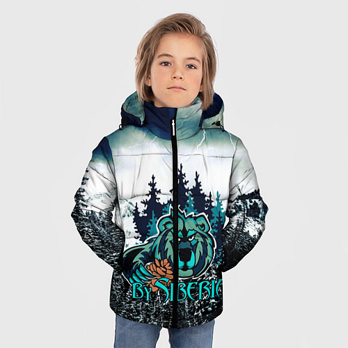 Зимняя куртка для мальчика Сибирь / 3D-Черный – фото 3