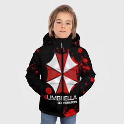 Куртка зимняя для мальчика UMBRELLA CORP, цвет: 3D-черный — фото 2