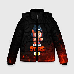 Куртка зимняя для мальчика Brawl Stars Bea, цвет: 3D-красный