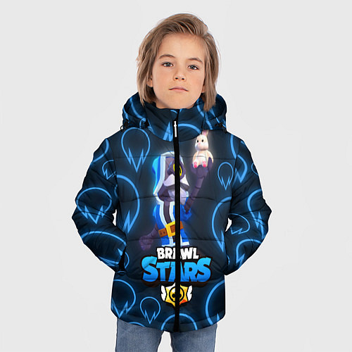 Зимняя куртка для мальчика Brawl Stars Wizard Barley / 3D-Черный – фото 3