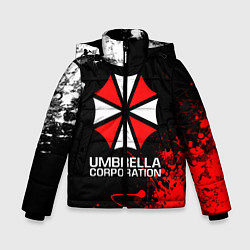 Куртка зимняя для мальчика UMBRELLA CORPORATION, цвет: 3D-светло-серый