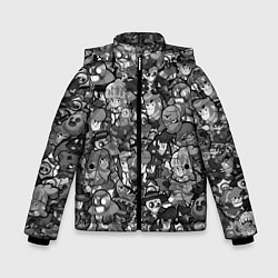 Куртка зимняя для мальчика BRAWL STARS BLACK, цвет: 3D-черный