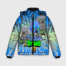 Куртка зимняя для мальчика Brawl stars, цвет: 3D-черный
