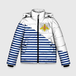 Куртка зимняя для мальчика ВМФ, цвет: 3D-красный