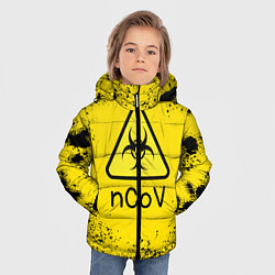 Куртка зимняя для мальчика NСov, цвет: 3D-черный — фото 2