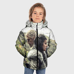 Куртка зимняя для мальчика Ведьмак, цвет: 3D-светло-серый — фото 2