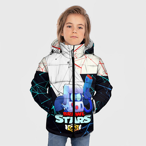 Зимняя куртка для мальчика Brawl stras / 3D-Черный – фото 3