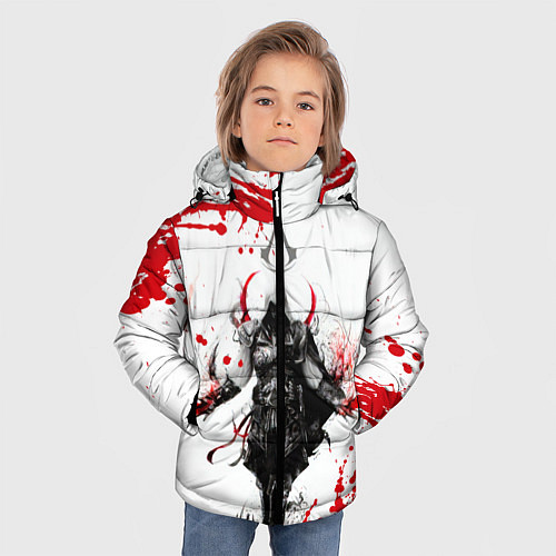 Зимняя куртка для мальчика Assassins Creed / 3D-Черный – фото 3