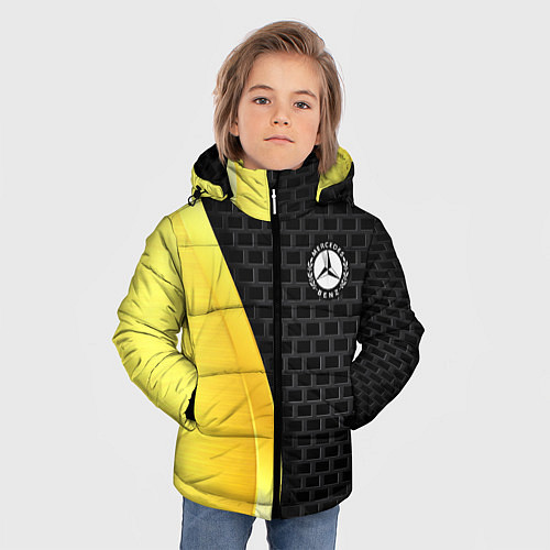 Зимняя куртка для мальчика MERCEDES-BENZ / 3D-Черный – фото 3