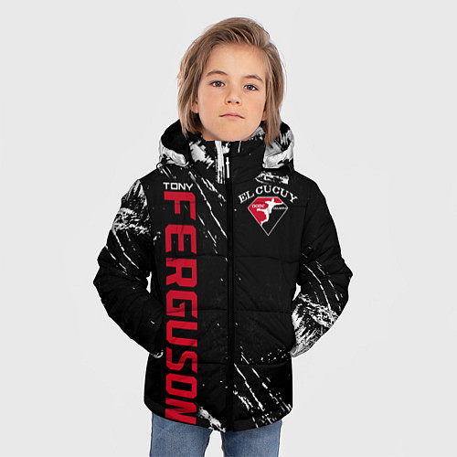 Зимняя куртка для мальчика Tony Ferguson / 3D-Черный – фото 3