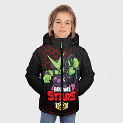 Куртка зимняя для мальчика BRAWL STARS VIRUS 8-BIT, цвет: 3D-светло-серый — фото 2