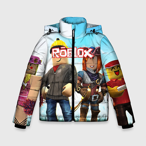 Зимняя куртка для мальчика ROBLOX / 3D-Светло-серый – фото 1