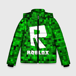 Куртка зимняя для мальчика Roblox, цвет: 3D-светло-серый