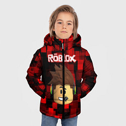 Куртка зимняя для мальчика ROBLOX, цвет: 3D-черный — фото 2