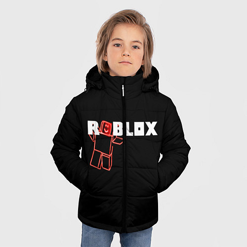 Зимняя куртка для мальчика Роблокс Roblox / 3D-Черный – фото 3