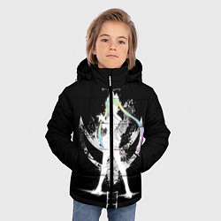 Куртка зимняя для мальчика Princess, цвет: 3D-черный — фото 2