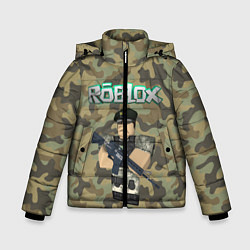 Куртка зимняя для мальчика Roblox 23 February Camouflage, цвет: 3D-красный