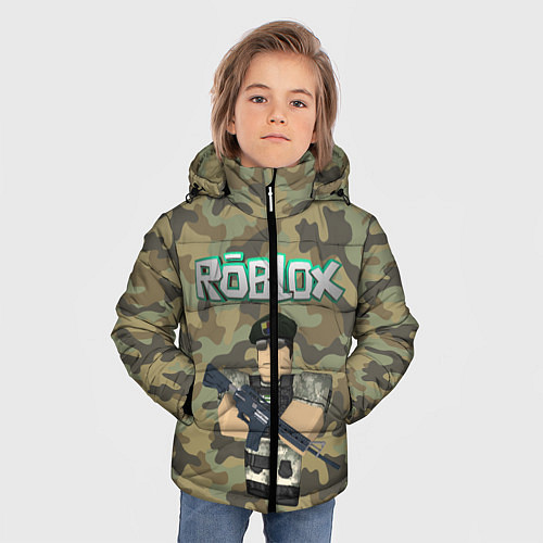 Зимняя куртка для мальчика Roblox 23 February Camouflage / 3D-Красный – фото 3