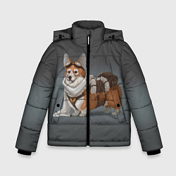 Куртка зимняя для мальчика КОРГИ ПИЛОТ, цвет: 3D-черный