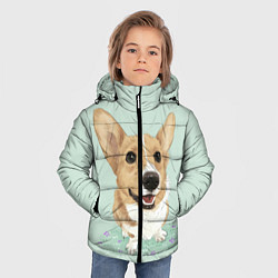 Куртка зимняя для мальчика КОРГИ, цвет: 3D-черный — фото 2