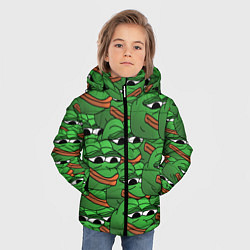 Куртка зимняя для мальчика Pepe The Frog, цвет: 3D-красный — фото 2