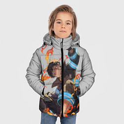 Куртка зимняя для мальчика FireForce, цвет: 3D-светло-серый — фото 2