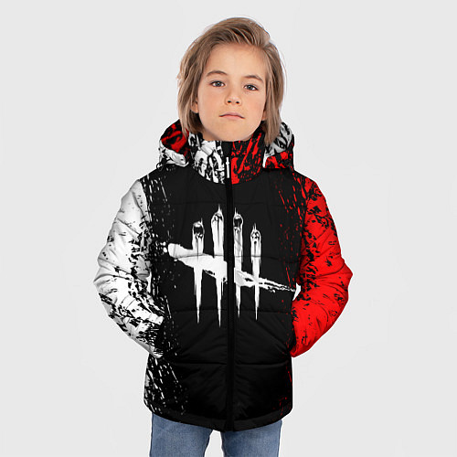 Зимняя куртка для мальчика DEAD BY DAYLIGHT / 3D-Черный – фото 3