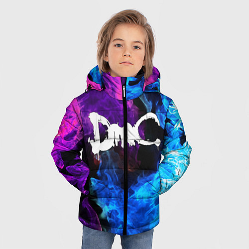 Зимняя куртка для мальчика DEVIL MAY CRY DMC / 3D-Черный – фото 3