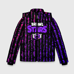 Куртка зимняя для мальчика Brawl Stars Jagged, цвет: 3D-черный