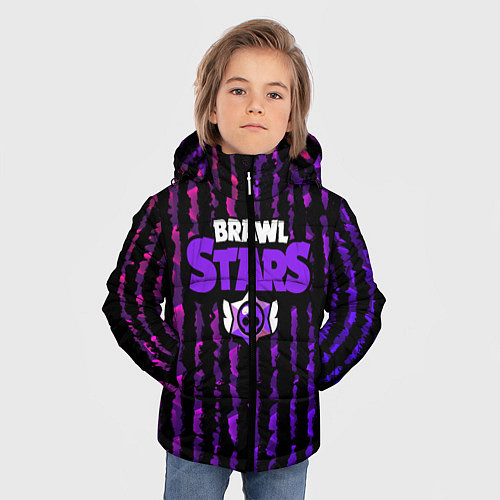 Зимняя куртка для мальчика Brawl Stars Jagged / 3D-Черный – фото 3