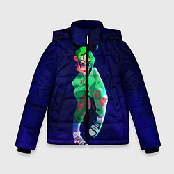 Куртка зимняя для мальчика БИЛЛИ АЙЛИШ, цвет: 3D-черный