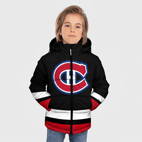 Зимняя куртка для мальчика Монреаль Канадиенс / 3D-Черный – фото 3