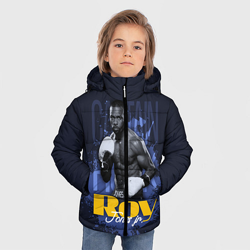 Зимняя куртка для мальчика Roy Jones / 3D-Черный – фото 3