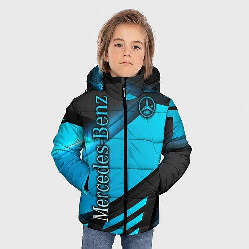 Зимняя куртка для мальчика Mercedes-Benz / 3D-Черный – фото 3