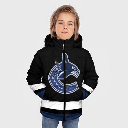 Зимняя куртка для мальчика Vancouver Canucks / 3D-Черный – фото 3