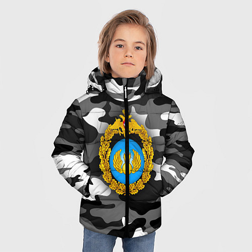 Зимняя куртка для мальчика ВДВ / 3D-Черный – фото 3