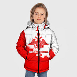 Куртка зимняя для мальчика Воздушно - десантные войска, цвет: 3D-черный — фото 2