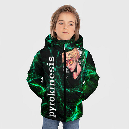 Зимняя куртка для мальчика Pyrokinesis / 3D-Черный – фото 3