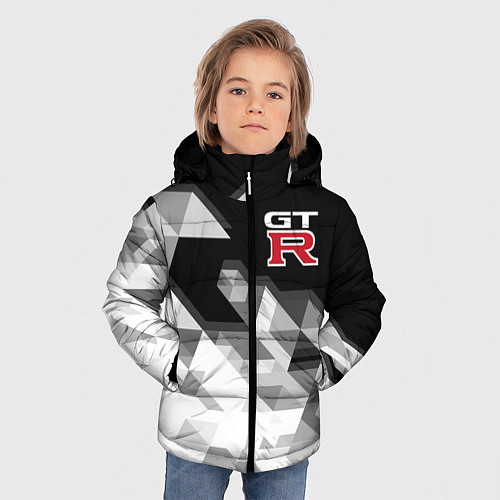 Зимняя куртка для мальчика NISSAN GTR / 3D-Красный – фото 3