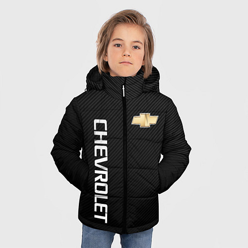Зимняя куртка для мальчика Chevrolet / 3D-Черный – фото 3