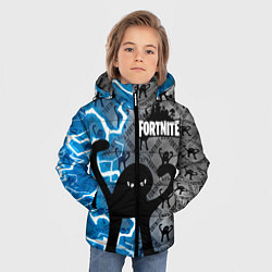 Куртка зимняя для мальчика ЪУЪ FORTNITE, цвет: 3D-черный — фото 2