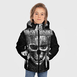 Куртка зимняя для мальчика Iron Maiden, цвет: 3D-черный — фото 2