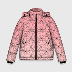 Куртка зимняя для мальчика NEZUKO KAMADO, цвет: 3D-красный