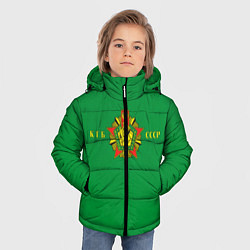 Куртка зимняя для мальчика Пограничные Войска КГБ СССР, цвет: 3D-светло-серый — фото 2