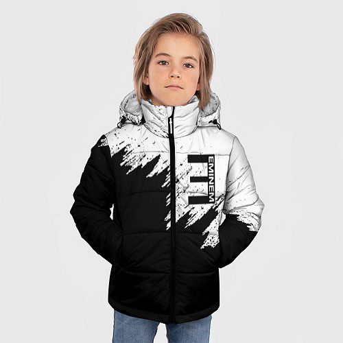 Зимняя куртка для мальчика EMINEM / 3D-Черный – фото 3